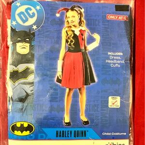 NIP! Rubies DC Comics Harley Quinn Costume - Size 6